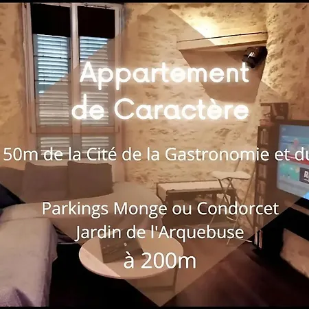 Appartement de caractère - Arquebuse-Gare Cité Internationale de la Gastronomie et du Vin - à deux pas de toutes les commodités Dijon Exterior foto